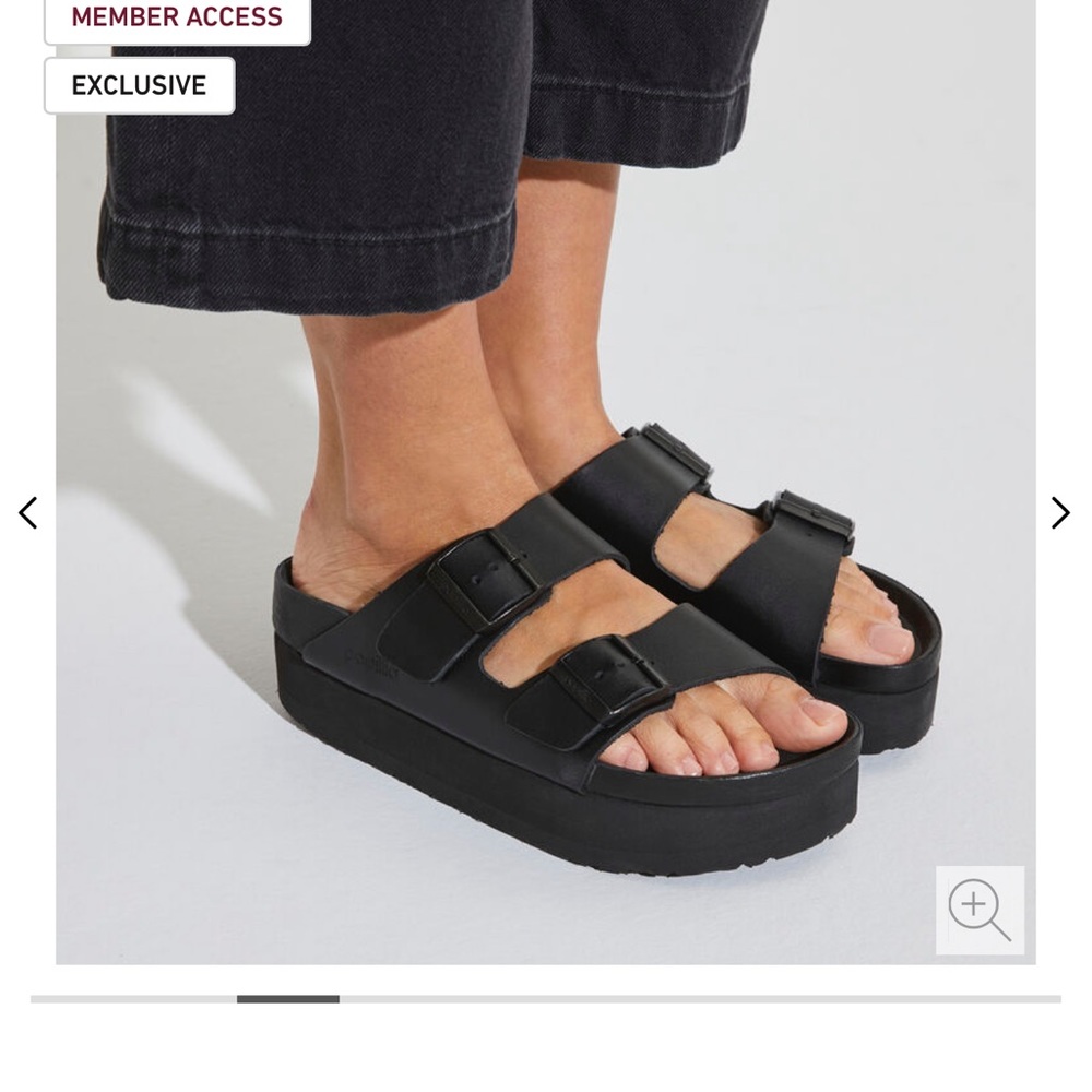 Birkenstock Arizona Platform Leather size 40